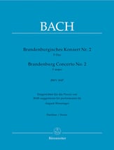 Brandenburg Concerto No. 2 Orchestra sheet music cover